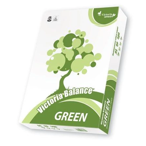 Másolópapír, újrahasznosított, A4, 80 g, VICTORIA "Balance Green", 500lap/cs