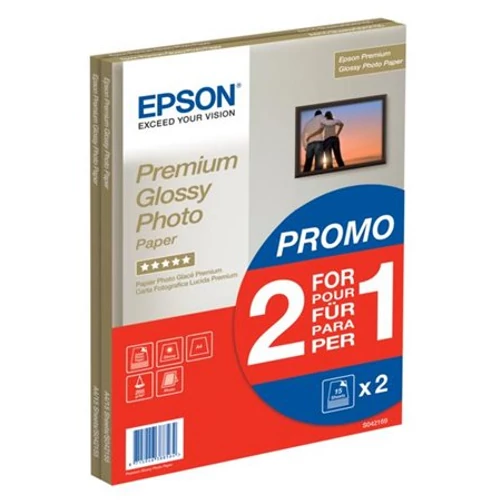 Epson S042169 Fotópapír, tintasugaras, A4, 255g, fényes, 2x15 oldal