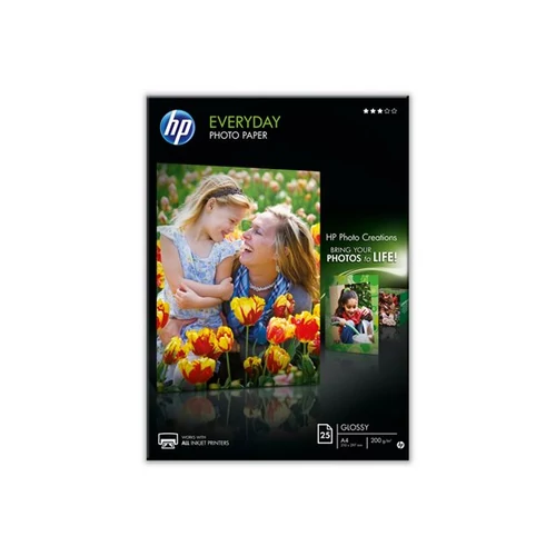 HP Q5451A Fotópapír, tintasugaras, A4, 200g, fényes, 25lap/cs