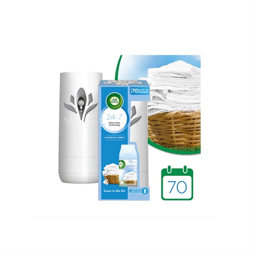 Légfrissítő készülék utántöltővel 250 ml. AirWick Freshmatic Friss Ruha