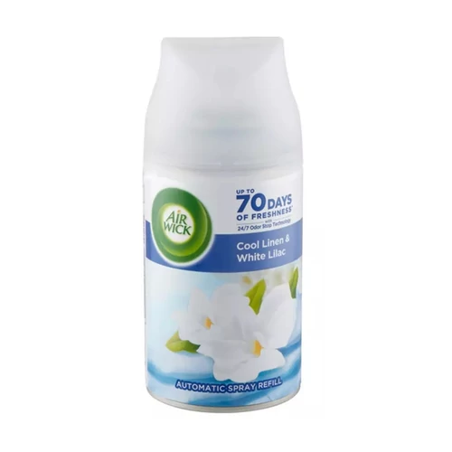 Légfrissítő spray utántöltő 250 ml. AirWick Freshmatic Friss Ruha & Fehér Orgona