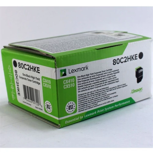 Lexmark CX410/510 80C2HKE fekete Toner (eredeti)
