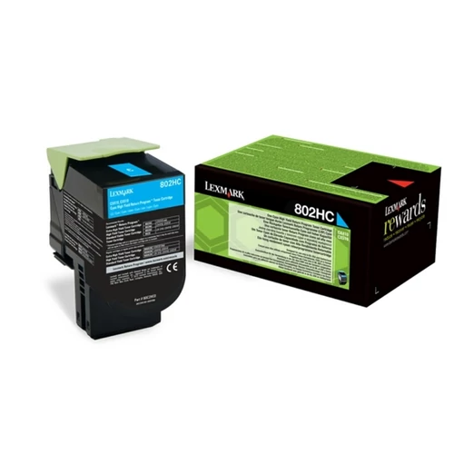 Lexmark CX410/510 80C2HCE cyan Toner (eredeti)