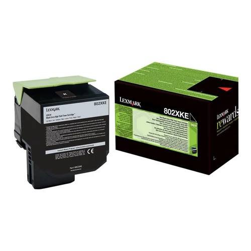 Lexmark 802XKE Extra High fekete toner (eredeti)