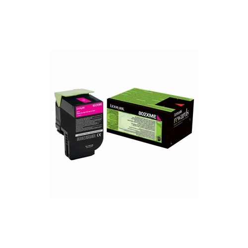 Lexmark 802XME Extra High magenta toner (eredeti)