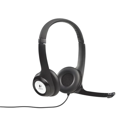 Fejhallgató, mikrofonnal, USB csatlakozás, LOGITECH "H390"