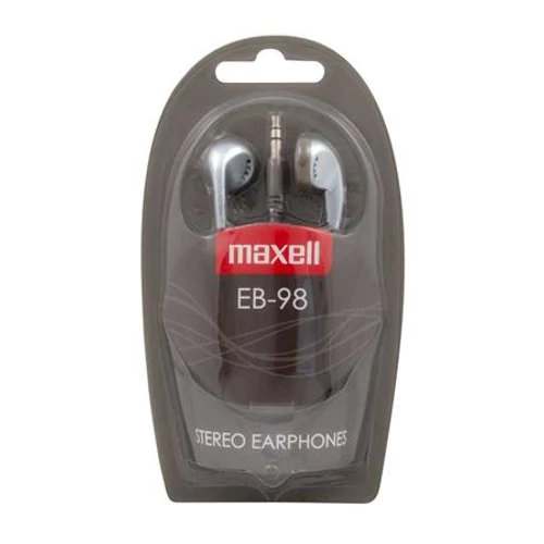 Fülhallgató, MAXELL "Ear Buds 98", ezüst