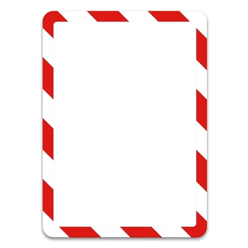 Mágneses tasak TARIFOLD Magneto biztonsági A4 piros-fehér 2db/csomag
