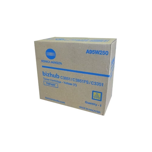 Konica-Minolta TNP-49Y sárga toner A95W250 (eredeti)