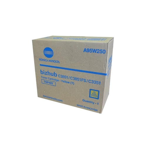 Konica-Minolta TNP-49Y sárga toner A95W250 (eredeti)