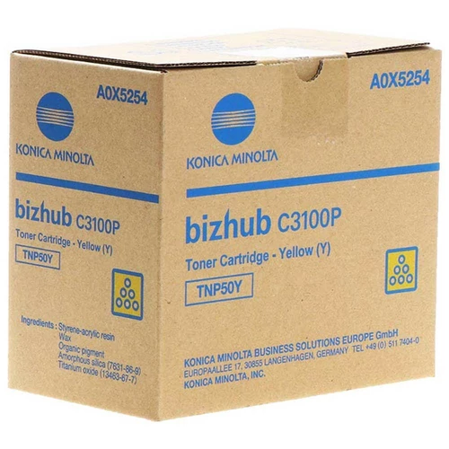 Minolta TNP50 sárga toner (eredeti)