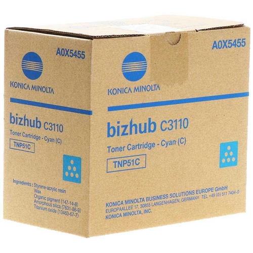 Minolta TNP51 cyan toner (eredeti)