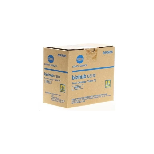 Minolta TNP51 sárga toner (eredeti)