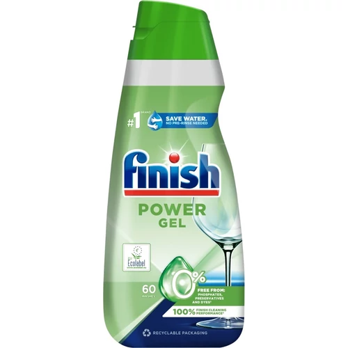 Gépi folyékony mosogatószer koncentrátum (60 mosás) 900 ml Finish ECO
