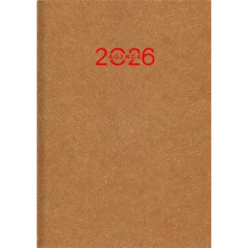 Naptár, tervező, A5, heti, DAYLINER "Animal", Gazelle-okker