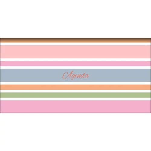 Zsebnaptár, fekvő elrendezésű, DAYLINER, "Colors Stripes"