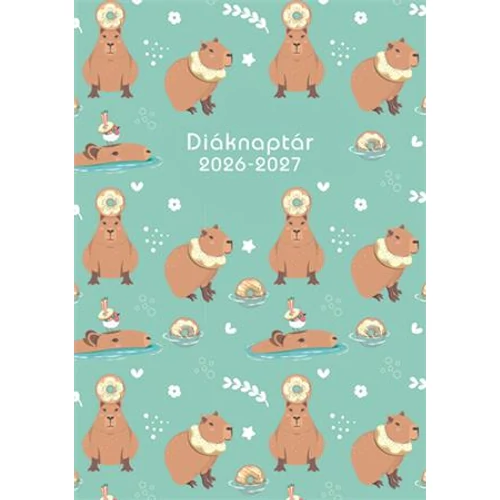 Diáknaptár, 2026/2027 tanév, B6, heti, TOPTIMER, "Capibara"