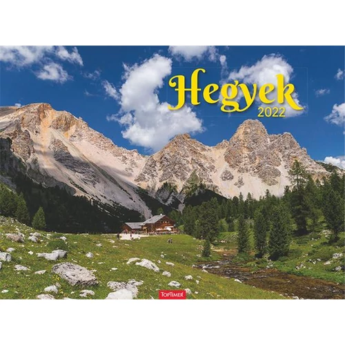 Naptár, fali, TOPTIMER, "Hegyek"