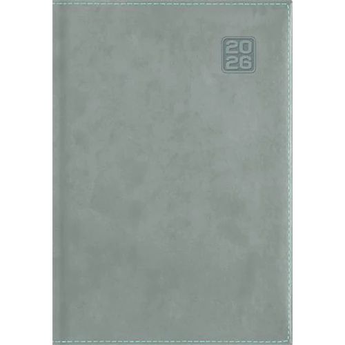 Naptár, tervező, B5, heti, DAYLINER "Square", szürkéskék