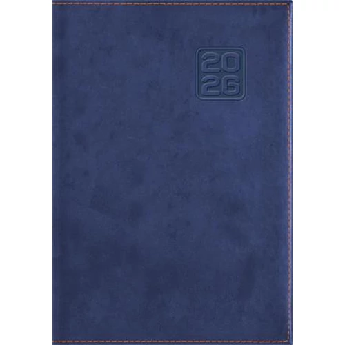 Naptár, tervező, B6, heti, DAYLINER "Square", kék