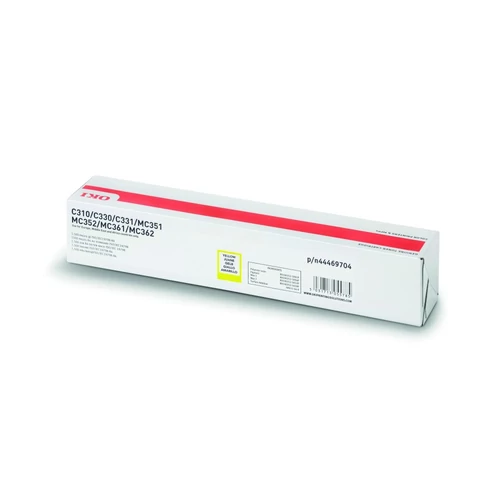 OKI C310/330/510/530 sárga toner 2K No. 44469704 (eredeti)