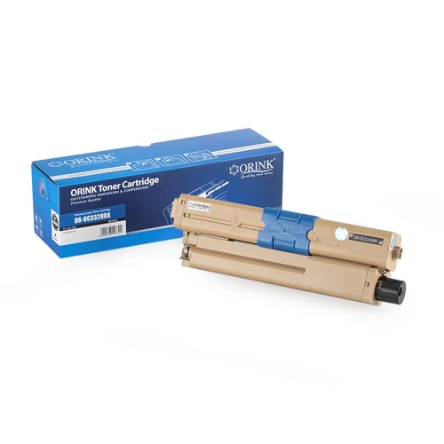 Oki C332/MC363 fekete toner 3,5K (utángyártott Orink)