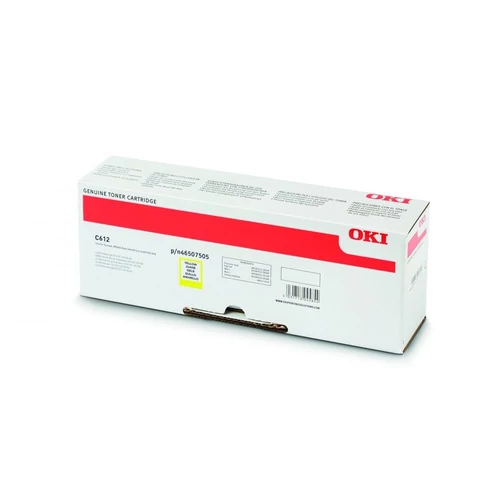 Oki 46507505 sárga toner (eredeti)