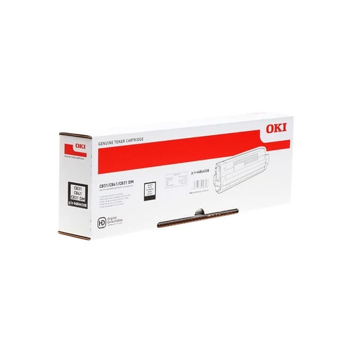 Oki C831/C841 fekete toner 10K No. 44844508 (eredeti)