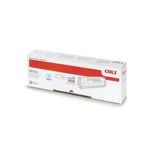 Oki MC853,MC873 cyan toner 7,3K No. 45862839 (eredeti)
