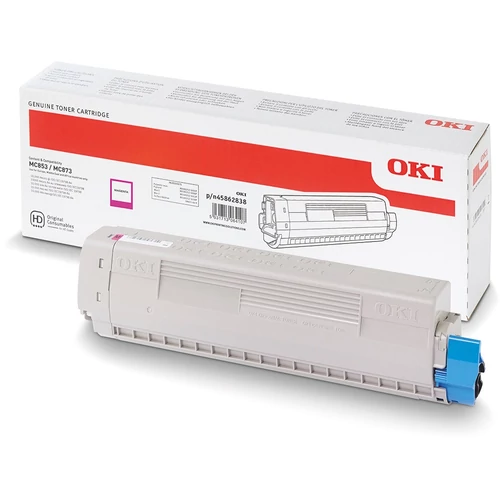 Oki MC853,MC873 magenta toner No. 45862838 (eredeti)