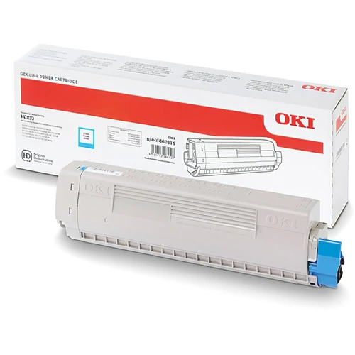 Oki MC873 cyan toner 10K No. 45862816 (eredeti)