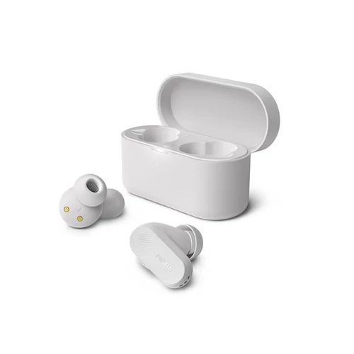 Fülhallgató, TWS vezeték nélküli, Bluetooth 5.3, PHILIPS "TAT3509", fehér