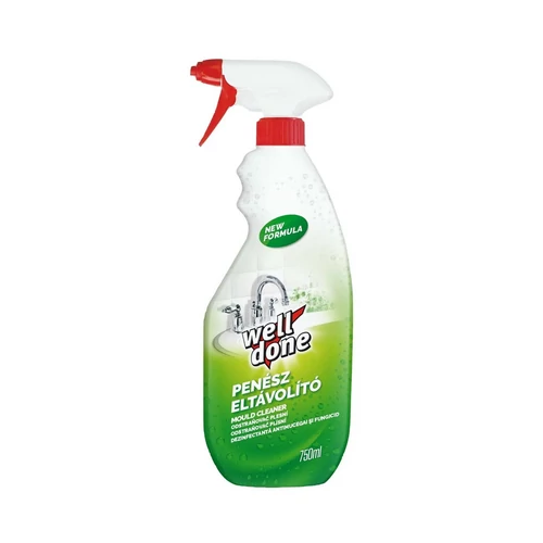 Penészeltávolító, 0,75 l, szórófejes, WELL DONE