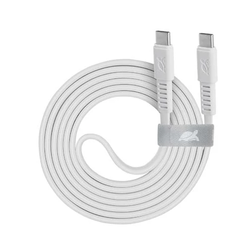 USB kábel, USB-C - USB-C, 1,2 m, RIVACASE "PS6005", fehér