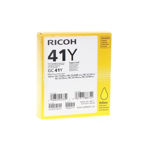 Ricoh SG3110 gél sárga 405764/GC41Y (eredeti)