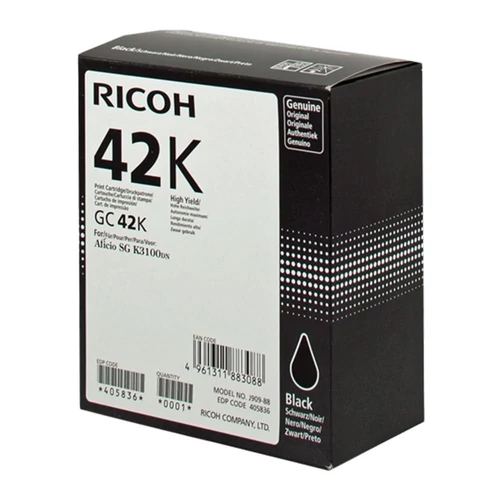 Ricoh SGK3100 gél Black 10K GC42K /405836/ (eredeti)