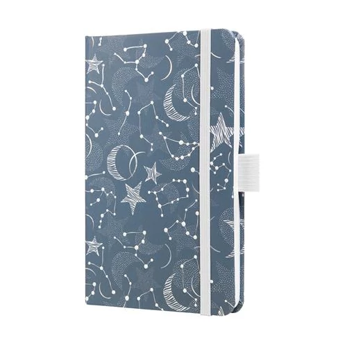 Naptár, A6, heti, 2026, kemény borító, SIGEL "Jolie", Cosmic Fantasy Blue