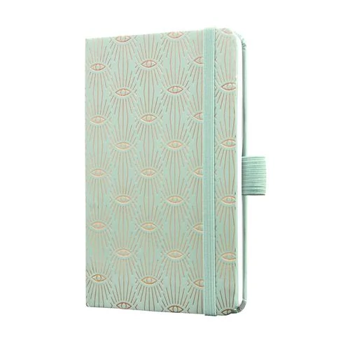 Naptár, A6, heti, 2026, kemény borító, SIGEL "Jolie", Mystic Aquamarin