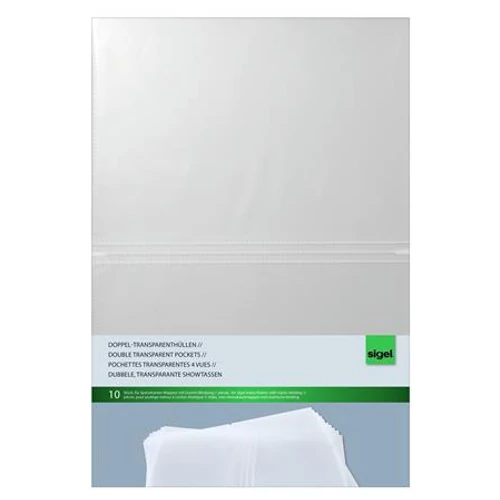 Étlaptartó betét, A4, SIGEL, áttetsző