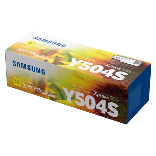 Samsung CLP-415 CLT-Y504S (SU502A) sárga toner (eredeti)