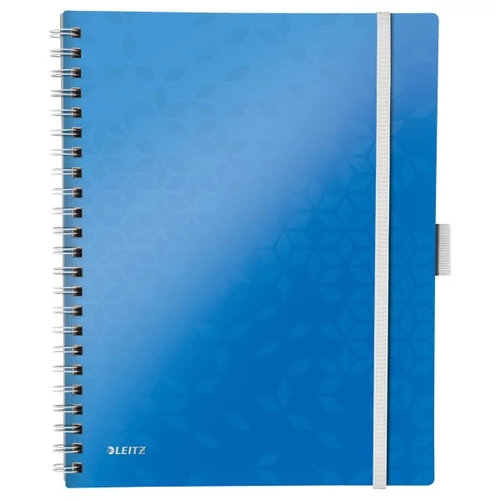 Leitz WOW Active spirálfüzet A4 kockás kék