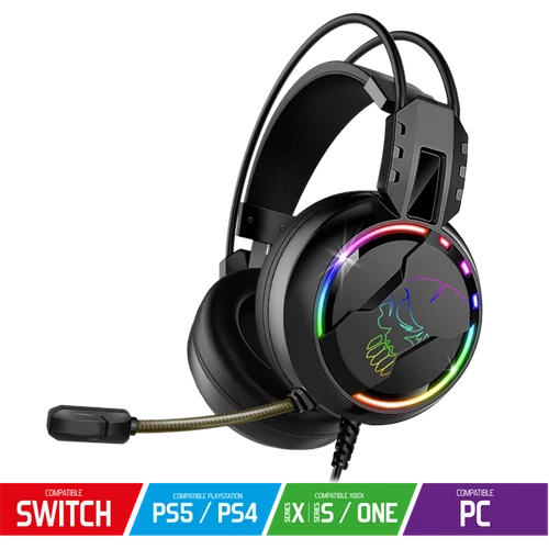 Spirit of Gamer PRO-H7 fekete vezetékes gamer headset