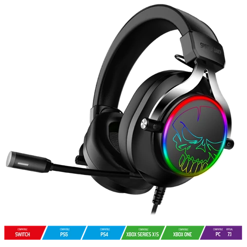 Spirit of Gamer MIC-XH600 7.1 fekete gamer headset