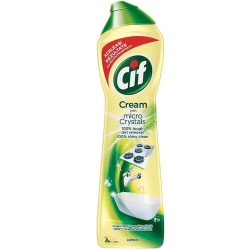 Súrolószer, 720 g/ 500 ml, CIF "Cream" citrom illat