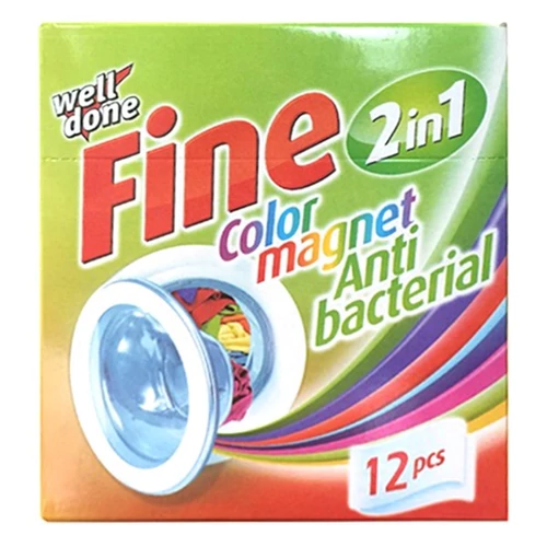 Színfogó kendő WELL DONE Fine antibakteriális 12db