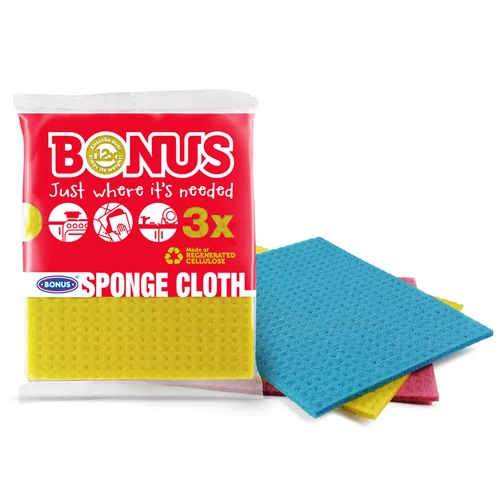 Szivacskendő, 3 db, BONUS