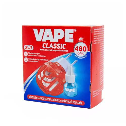 Szúnyogriasztó elektromos készülék lapkához és folyadékhoz+szúnyogirtó folyadék 60 éj Magic VAPE