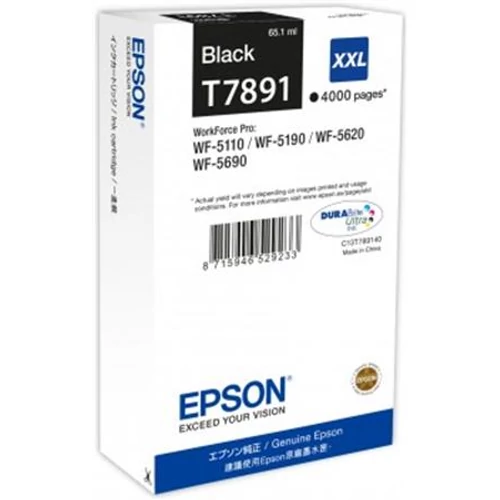 Epson C13T789140 T7891 fekete tintapatron 4K (eredeti)