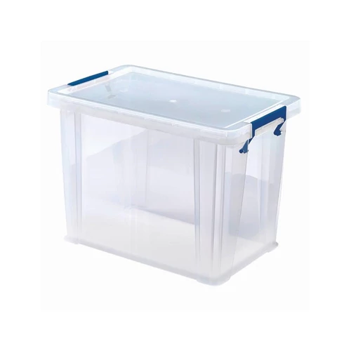 Műanyag tároló doboz, átlátszó, 18,5 liter, FELLOWES, "ProStore™"