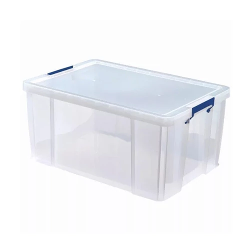 Műanyag tároló doboz, átlátszó, 70 liter, FELLOWES, "ProStore™"